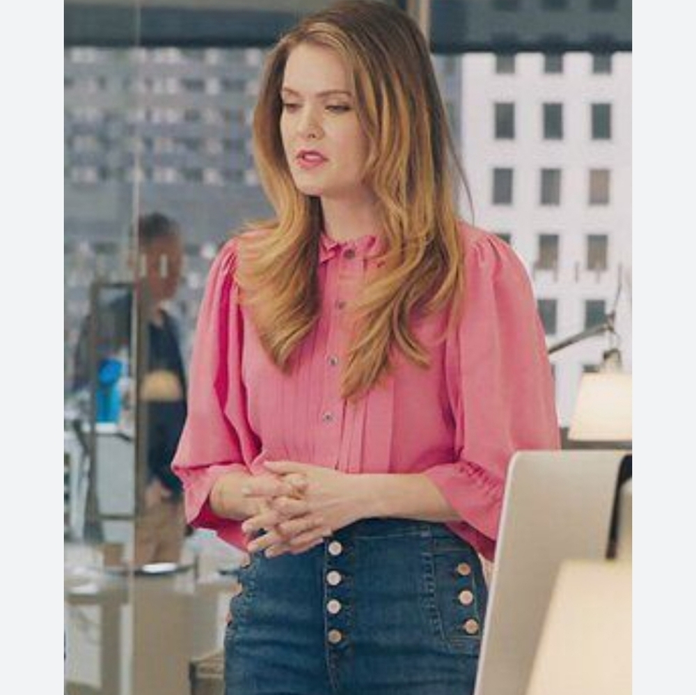 Isabel Marant Pink Ruffled Top - Picture 9 of 9